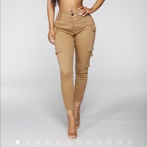 Fashion Nova cargo joggers